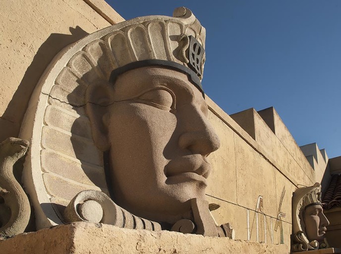 Egyptian Theater Sculptures